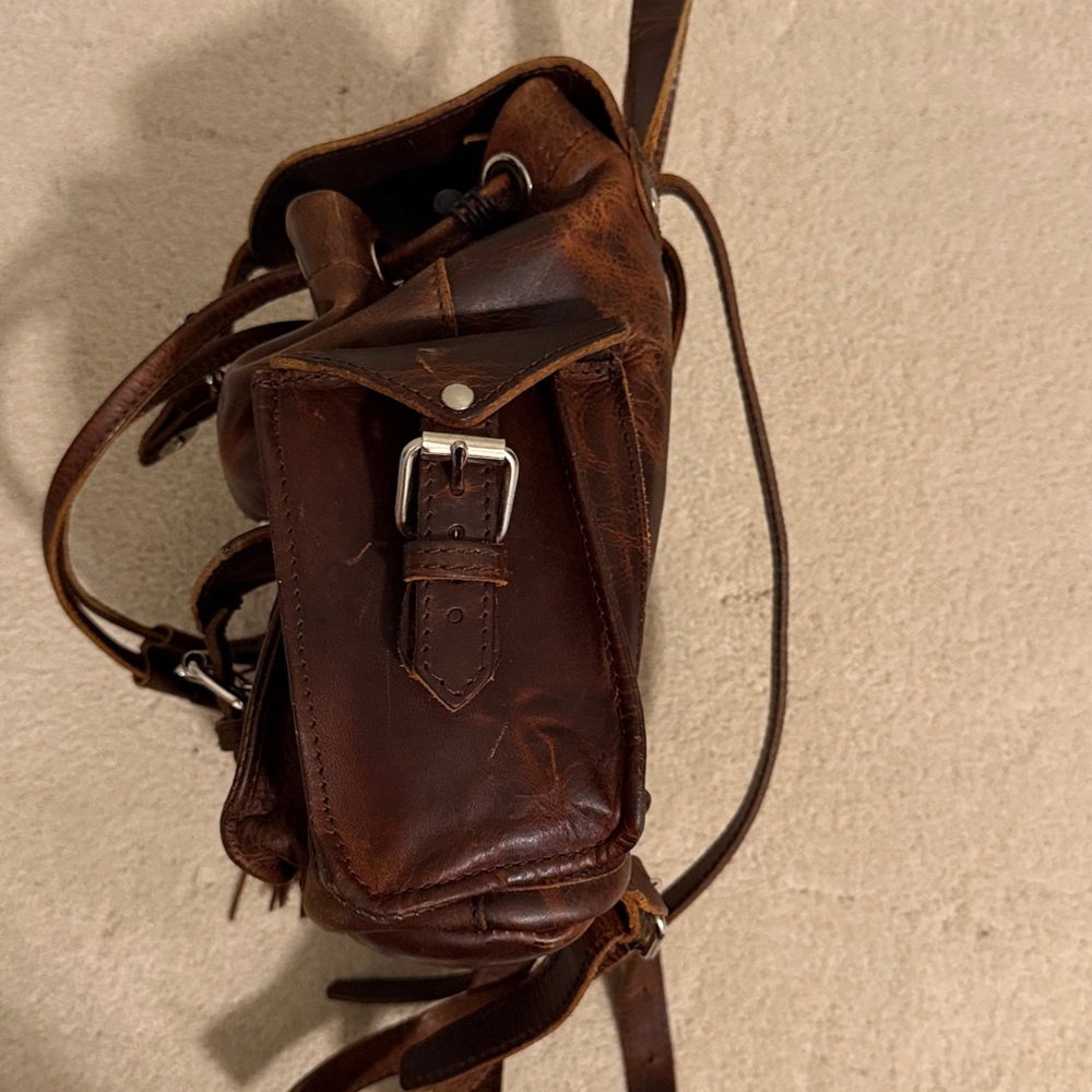 Mini backpack Freebird by Steven Brett in Cognac - Picture 6 of 8